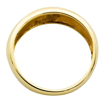 9ct Gold 3.5g Band Ring size O